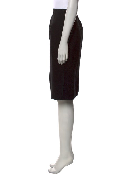 Giorgio Armani Virgin Wool Knee-Length Skirt