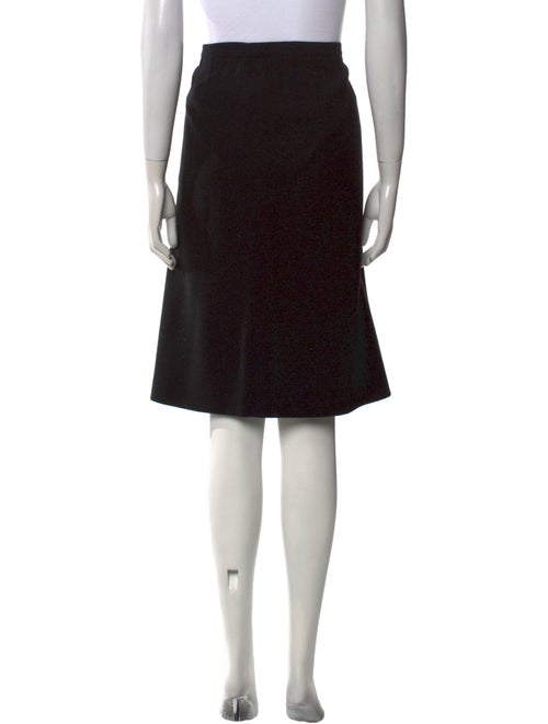 Giorgio Armani Virgin Wool Knee-Length Skirt