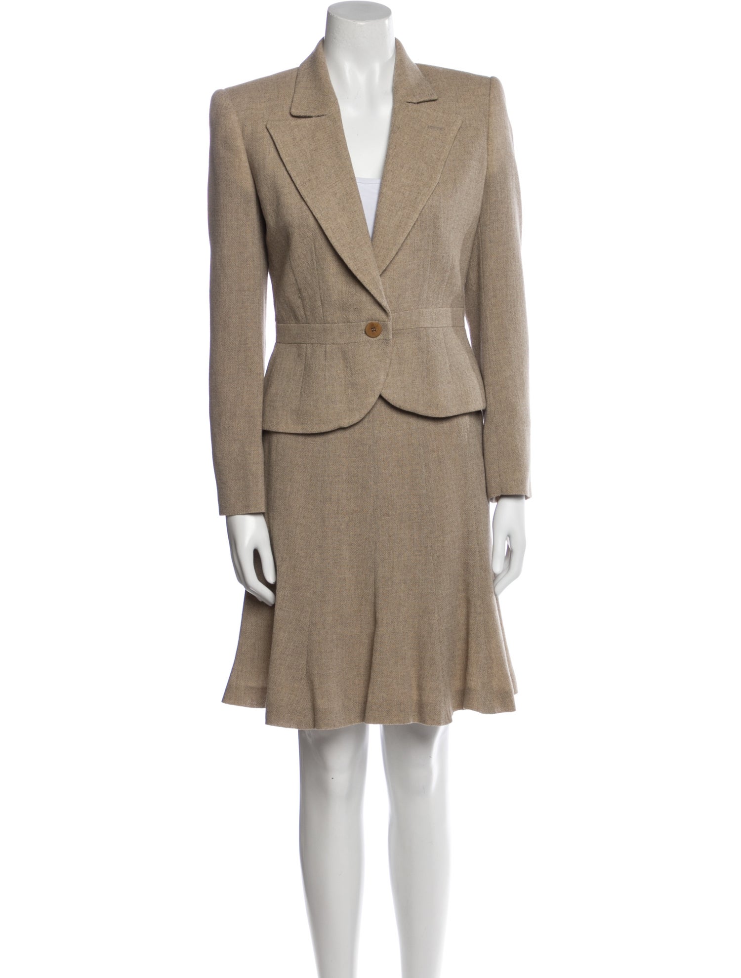 Giorgio Armani Wool Skirt Suit