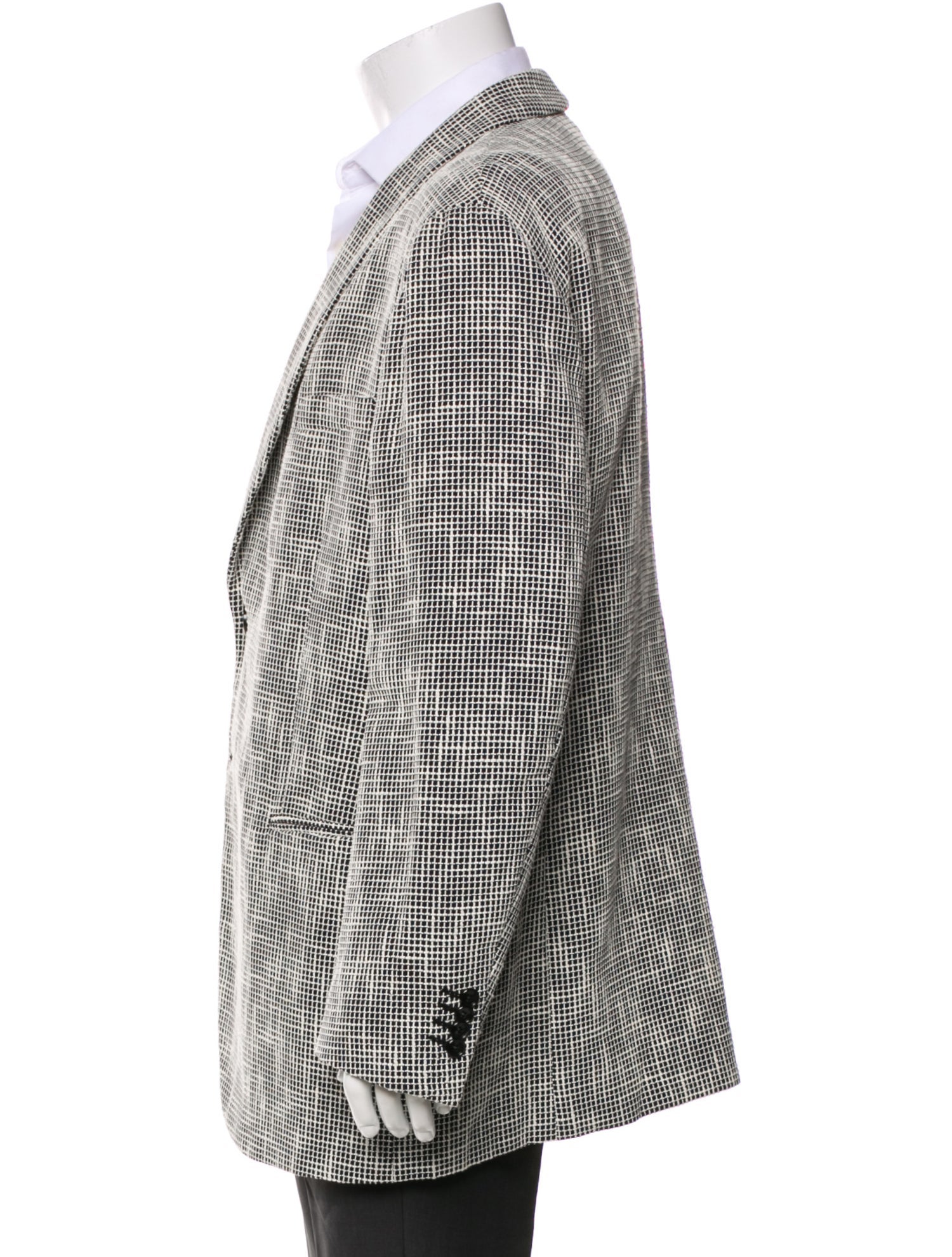 Giorgio Armani Printed Peacoat