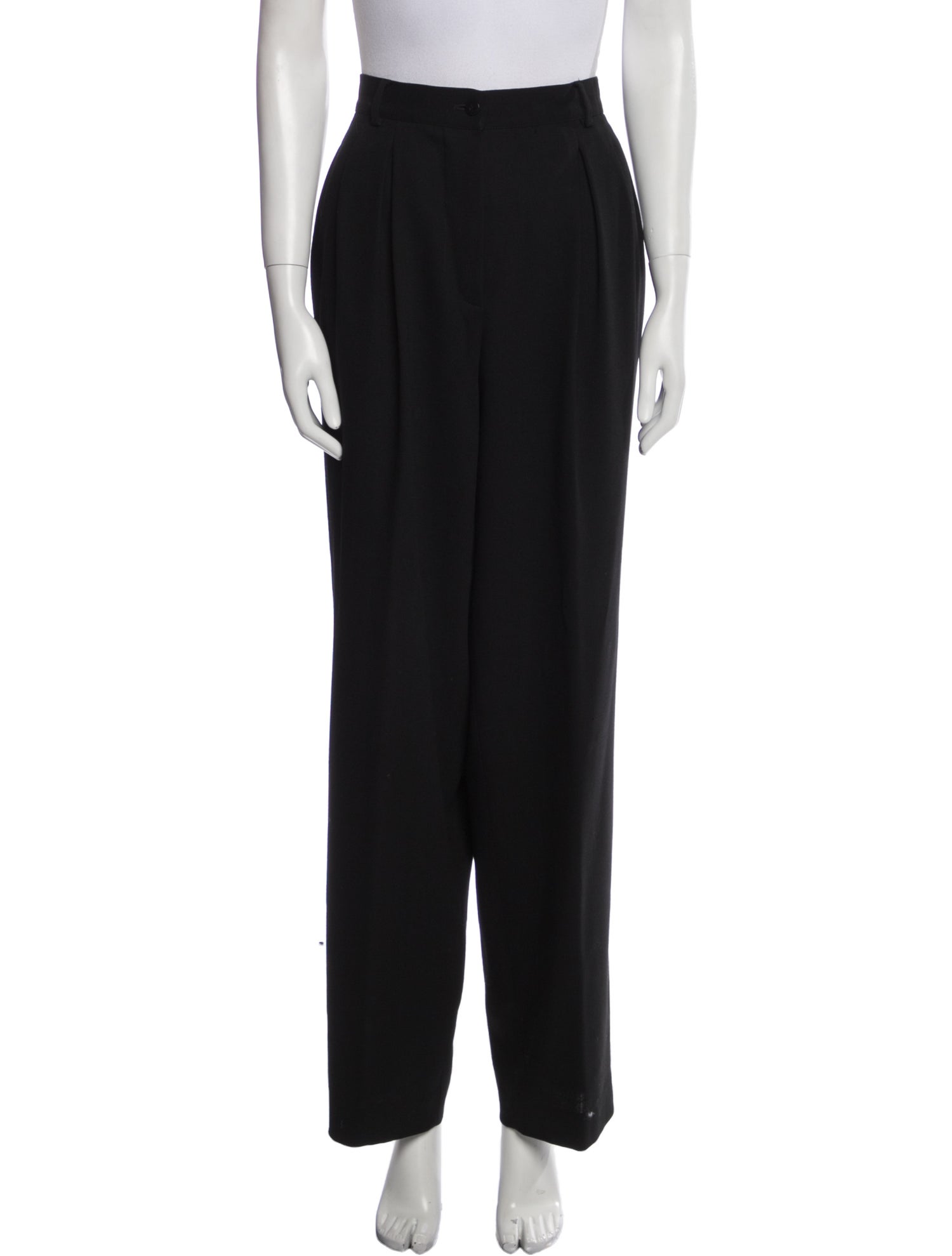Giorgio Armani Wool Straight Leg Pants