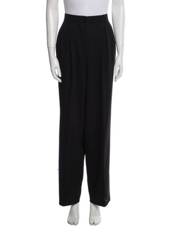 Giorgio Armani Wool Straight Leg Pants
