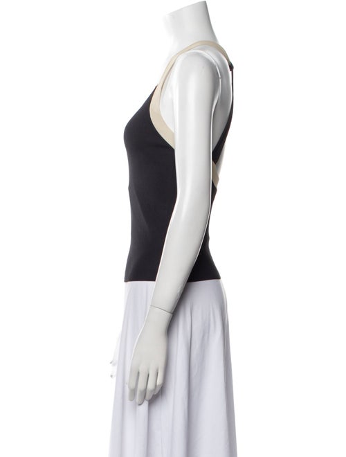 Giorgio Armani Scoop Neck Sleeveless Top