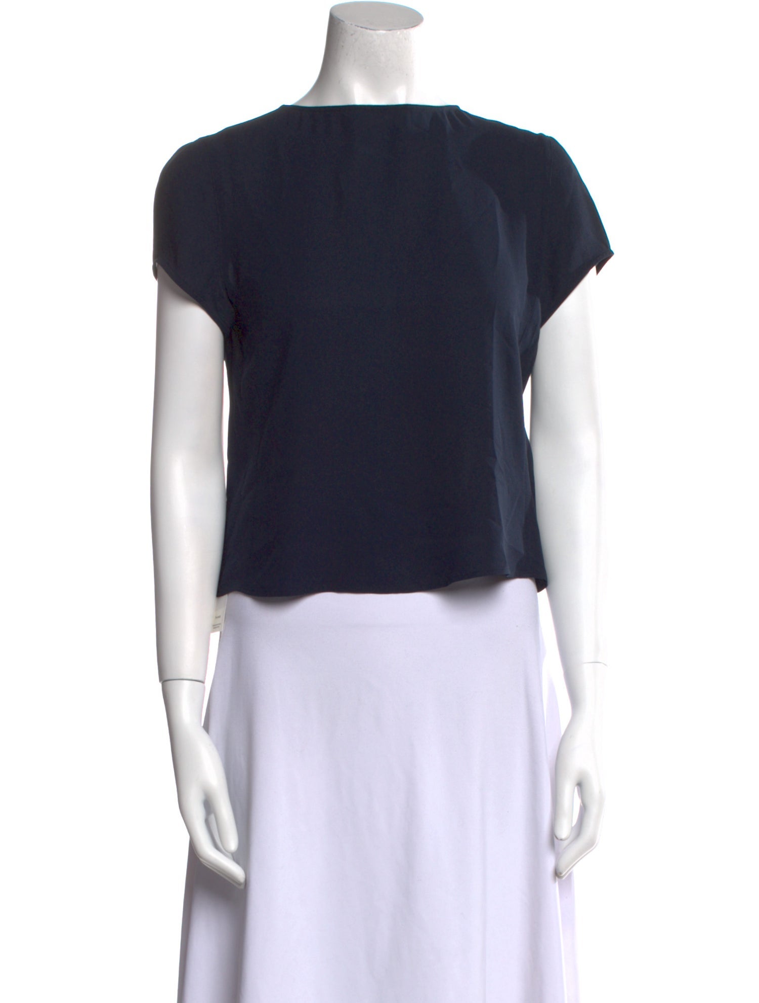 Giorgio Armani Vintage Silk Crop Top