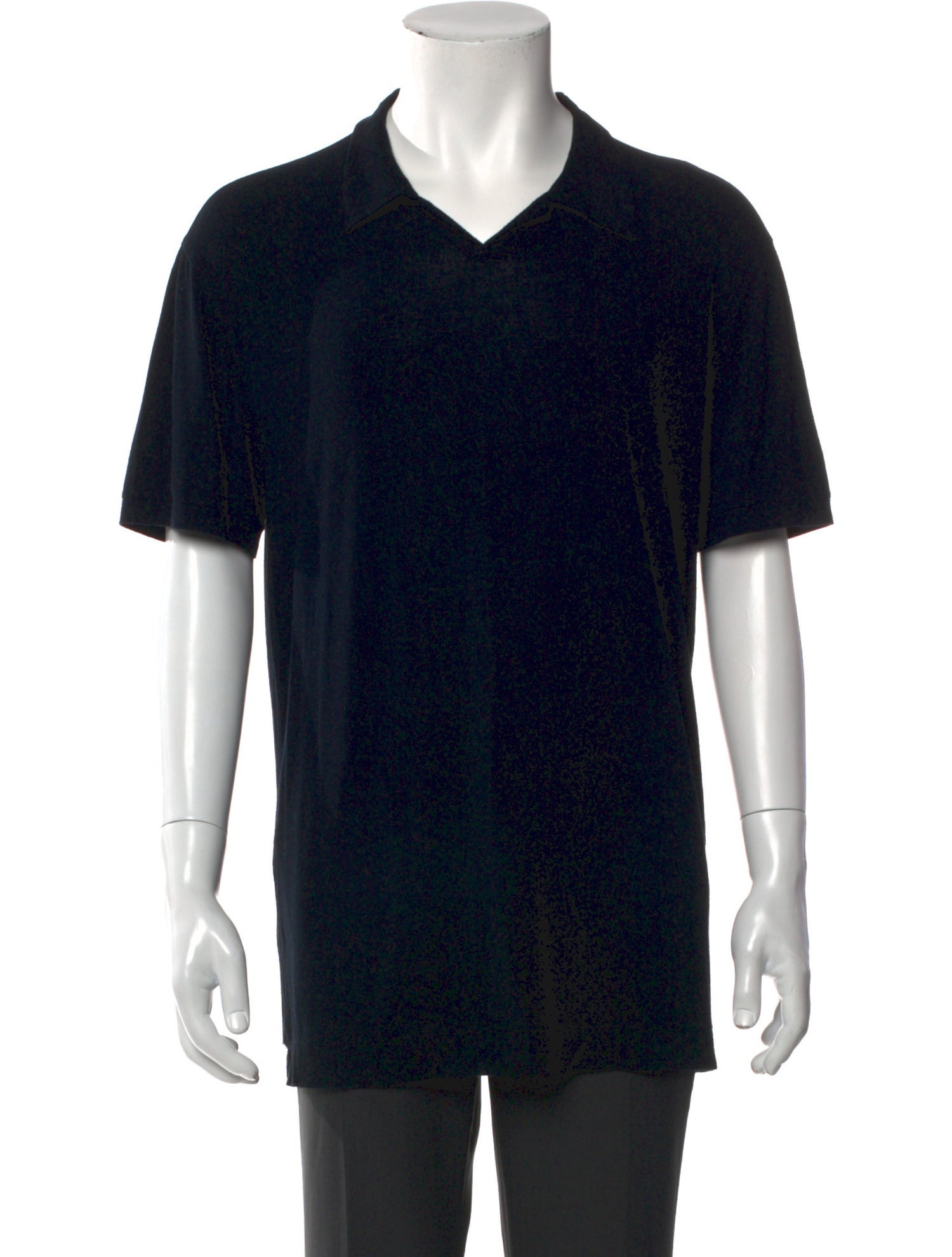 Giorgio Armani Crew Neck Short Sleeve Polo Shirt