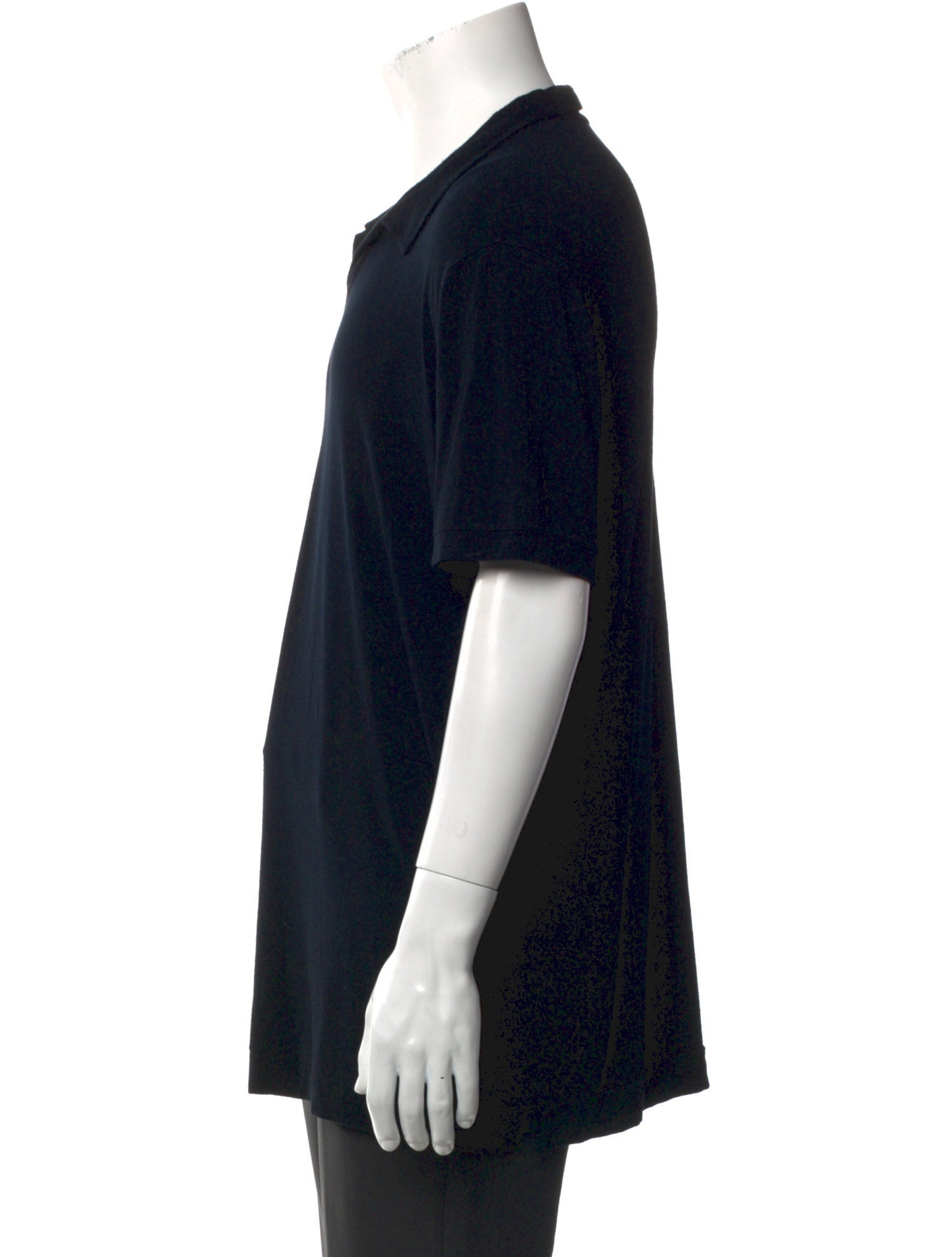 Giorgio Armani Crew Neck Short Sleeve Polo Shirt