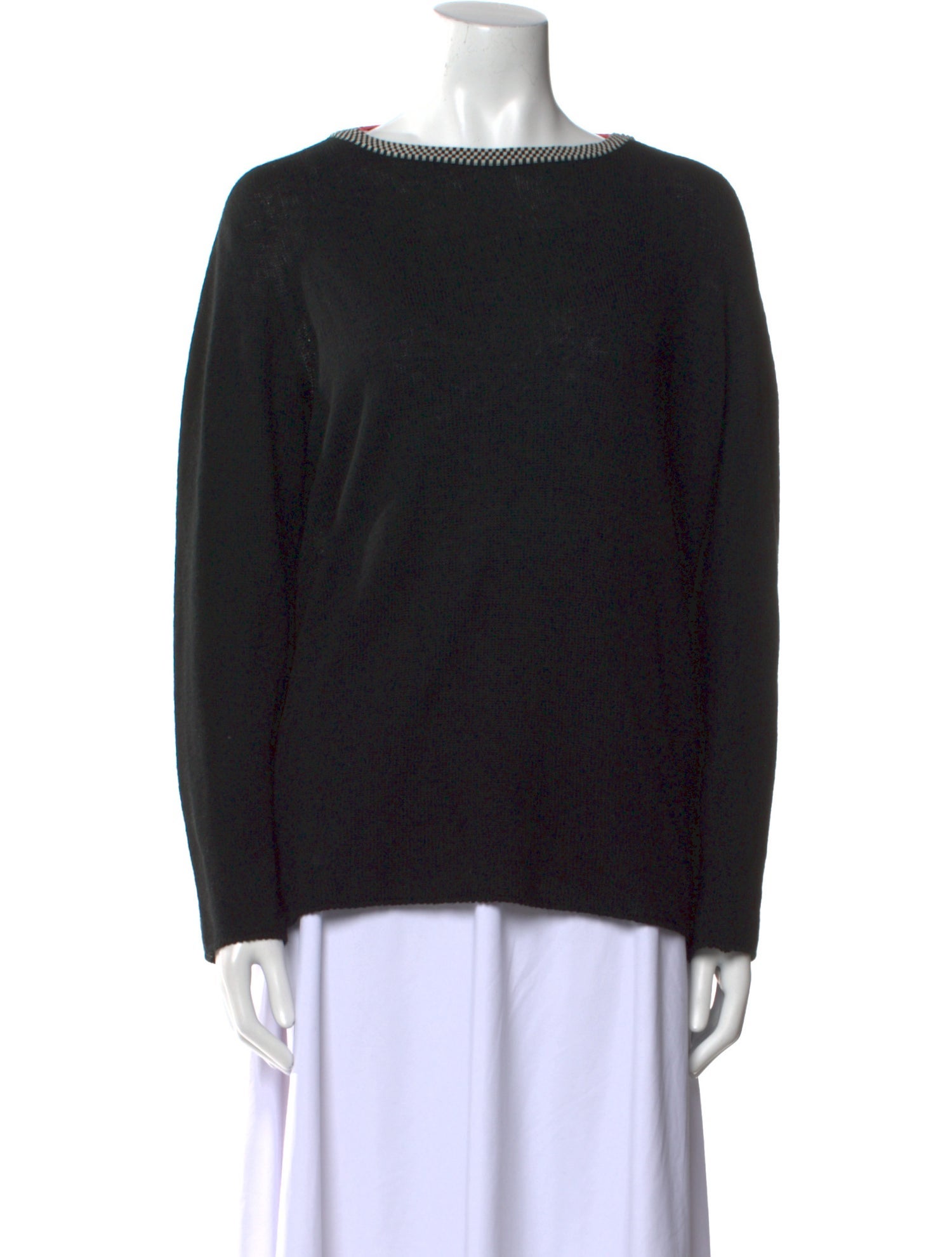 Giorgio Armani Cashmere Bateau Neckline Sweater