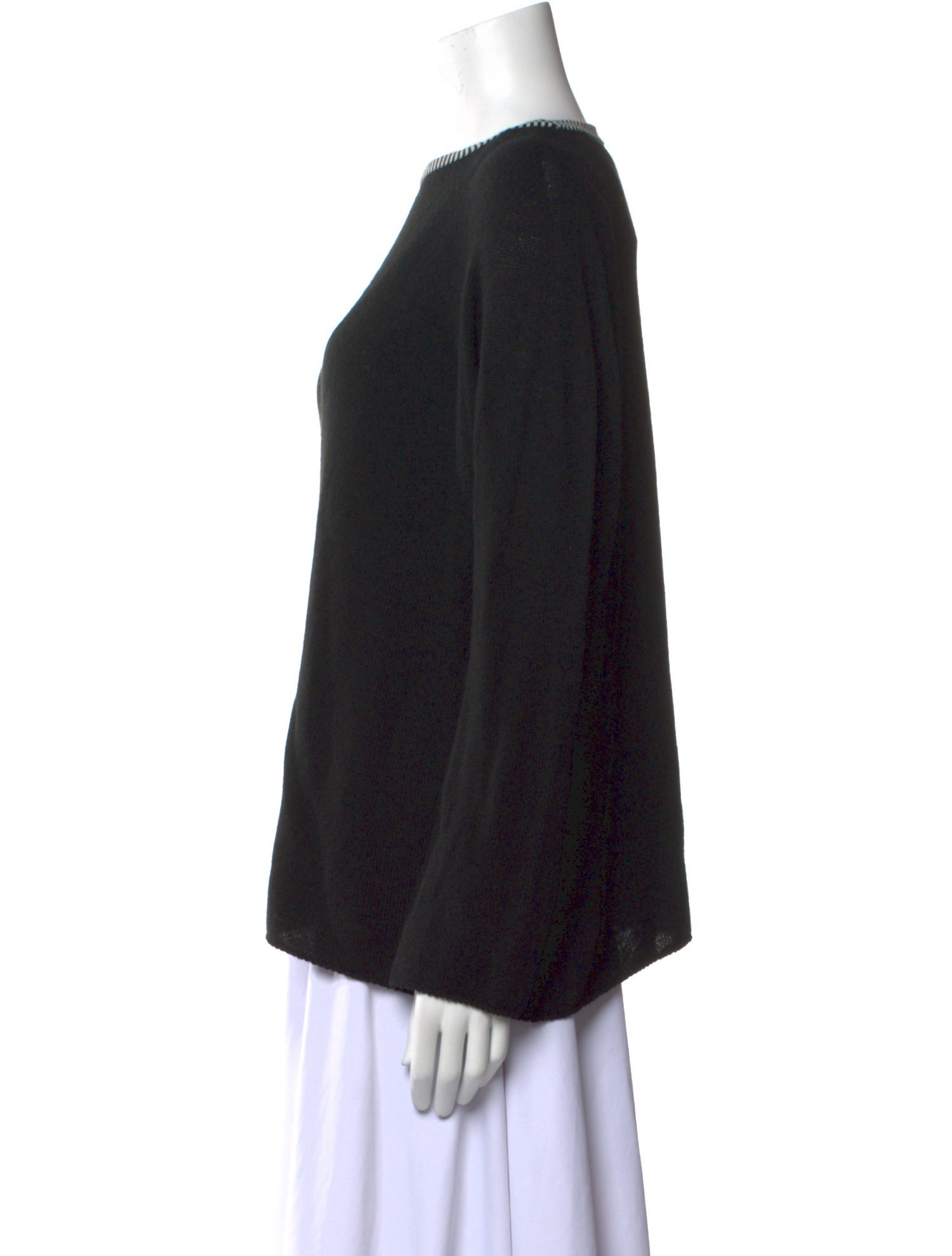 Giorgio Armani Cashmere Bateau Neckline Sweater