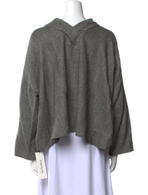 Giorgio Armani Wool Mock Neck Sweatshirt