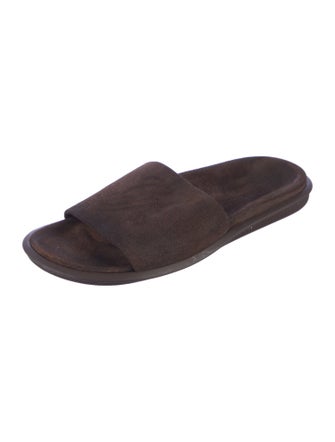 Giorgio Armani Suede Slides