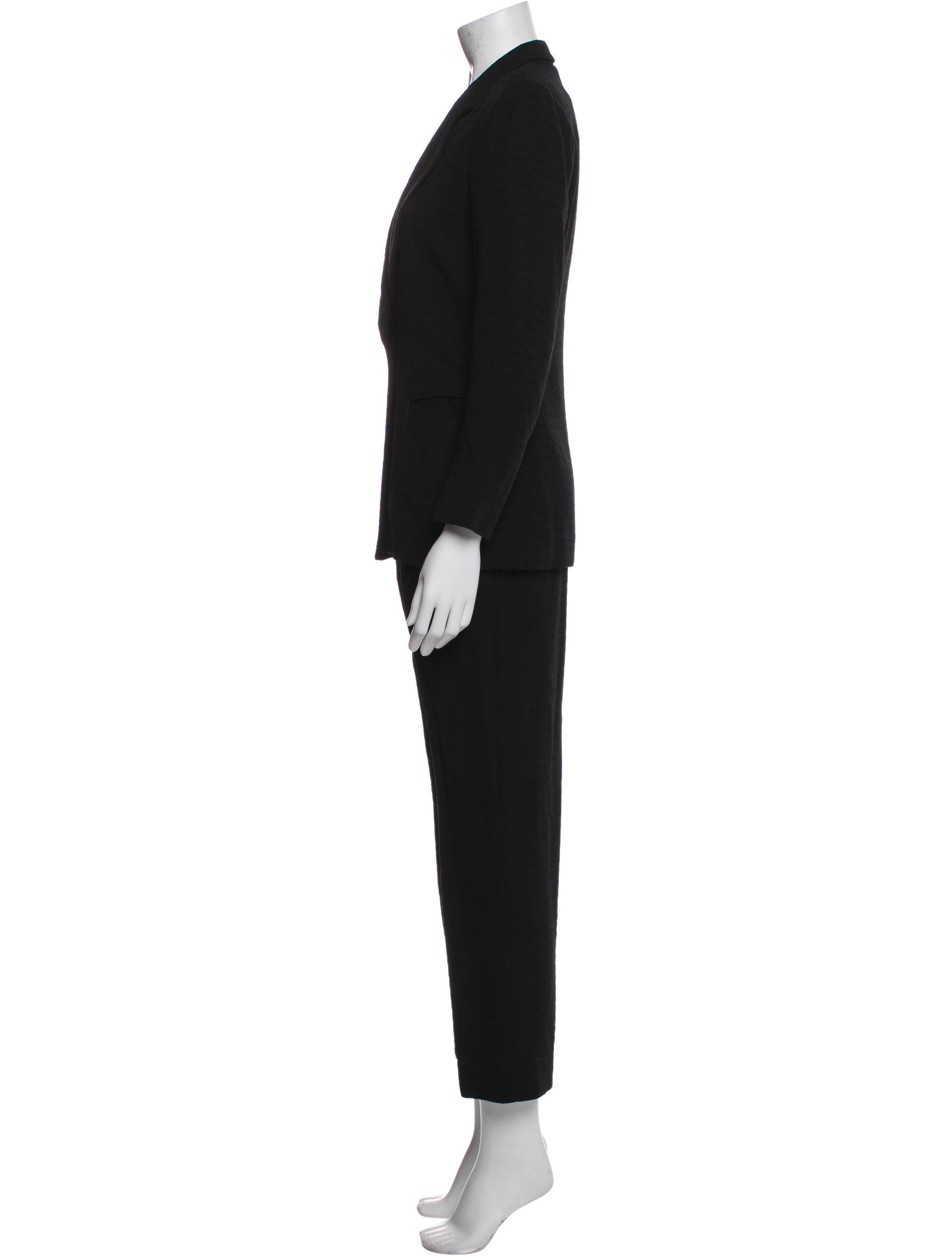 Giorgio Armani Ruffle Embellishment Pantsuit