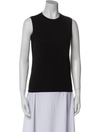 Giorgio Armani Wool Crew Neck Top