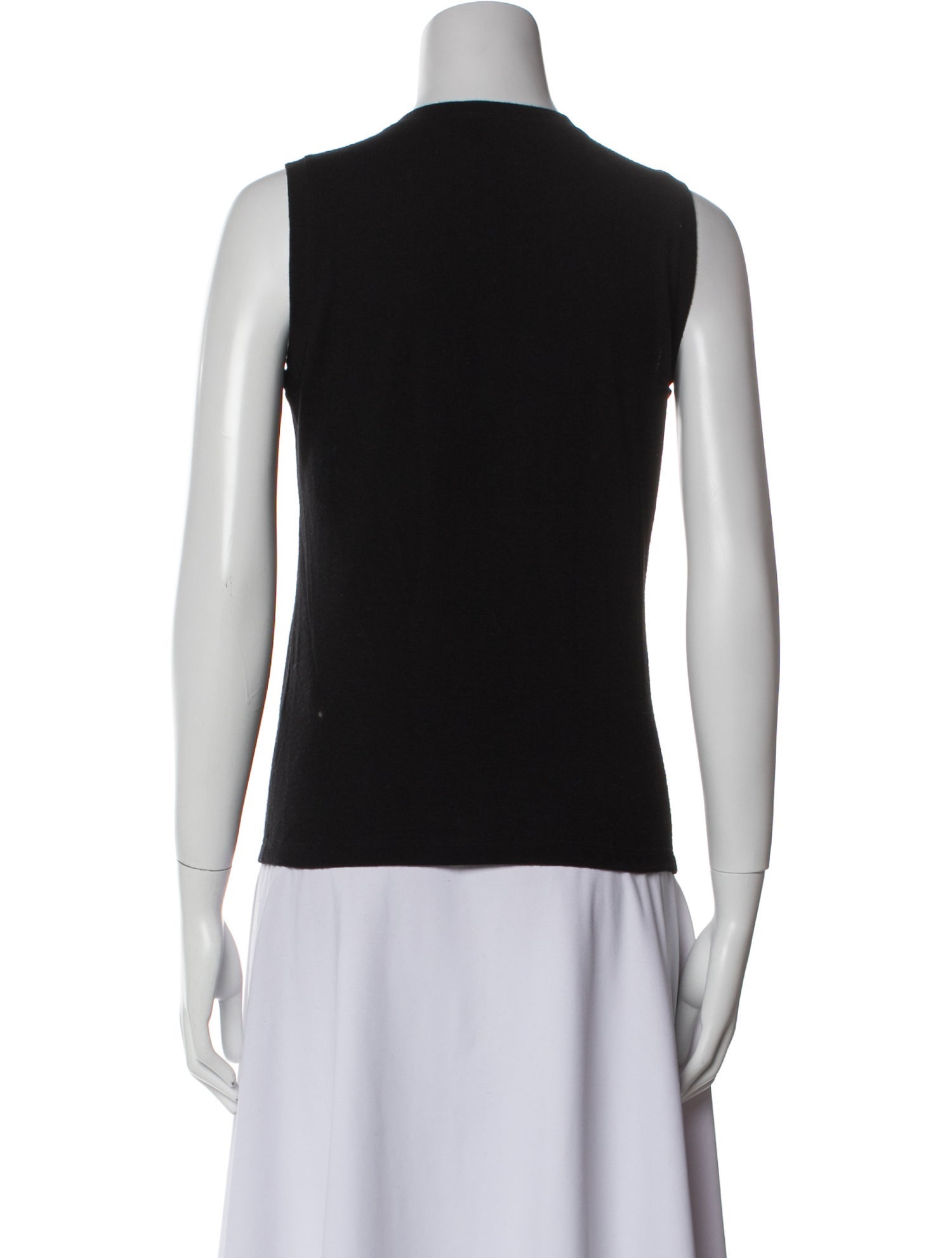 Giorgio Armani Wool Crew Neck Top