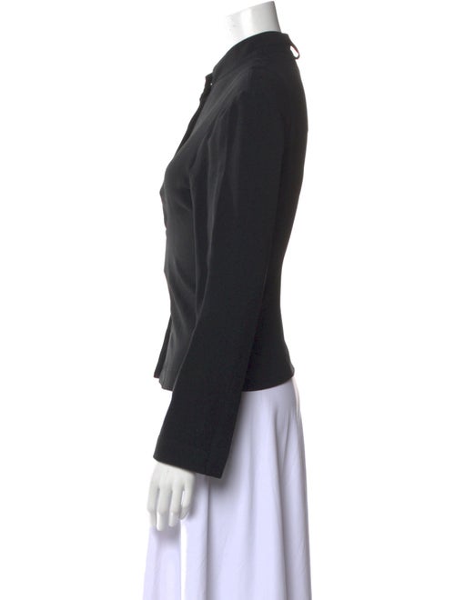 Giorgio Armani Mock Neck Long Sleeve Sweatshirt