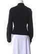 Giorgio Armani Mock Neck Long Sleeve Sweatshirt