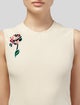 Giorgio Armani Enameled Resin Rose Pin Brooch