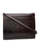 Giorgio Armani Leather Messenger Bag