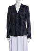 Giorgio Armani Linen Striped Blazer