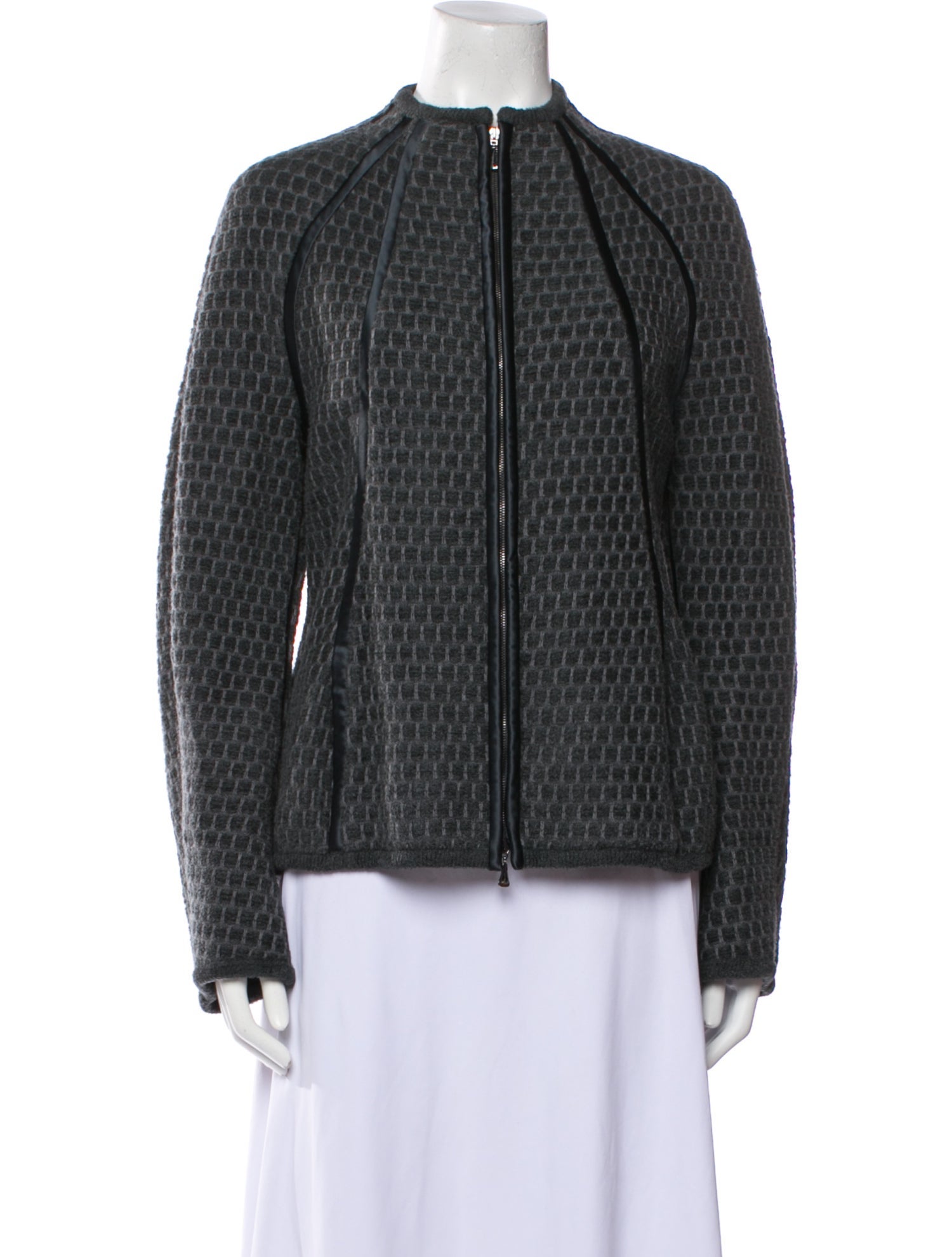 Giorgio Armani Virgin Wool Printed Jacket