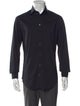 Giorgio Armani V-Neck Long Sleeve Polo Shirt