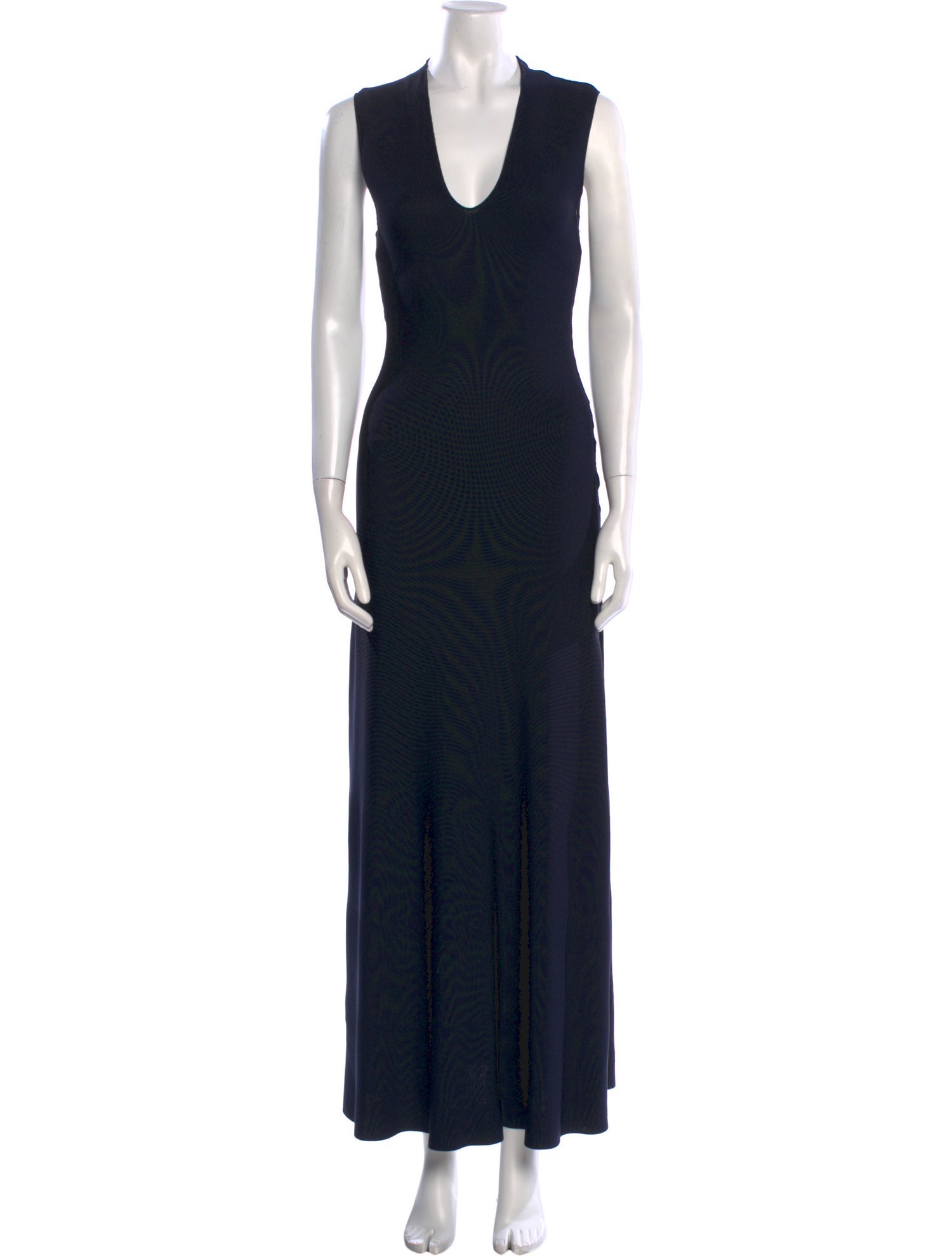 Giorgio Armani V-Neck Long Dress