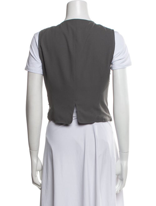 Giorgio Armani Printed V-Neck Crop Top