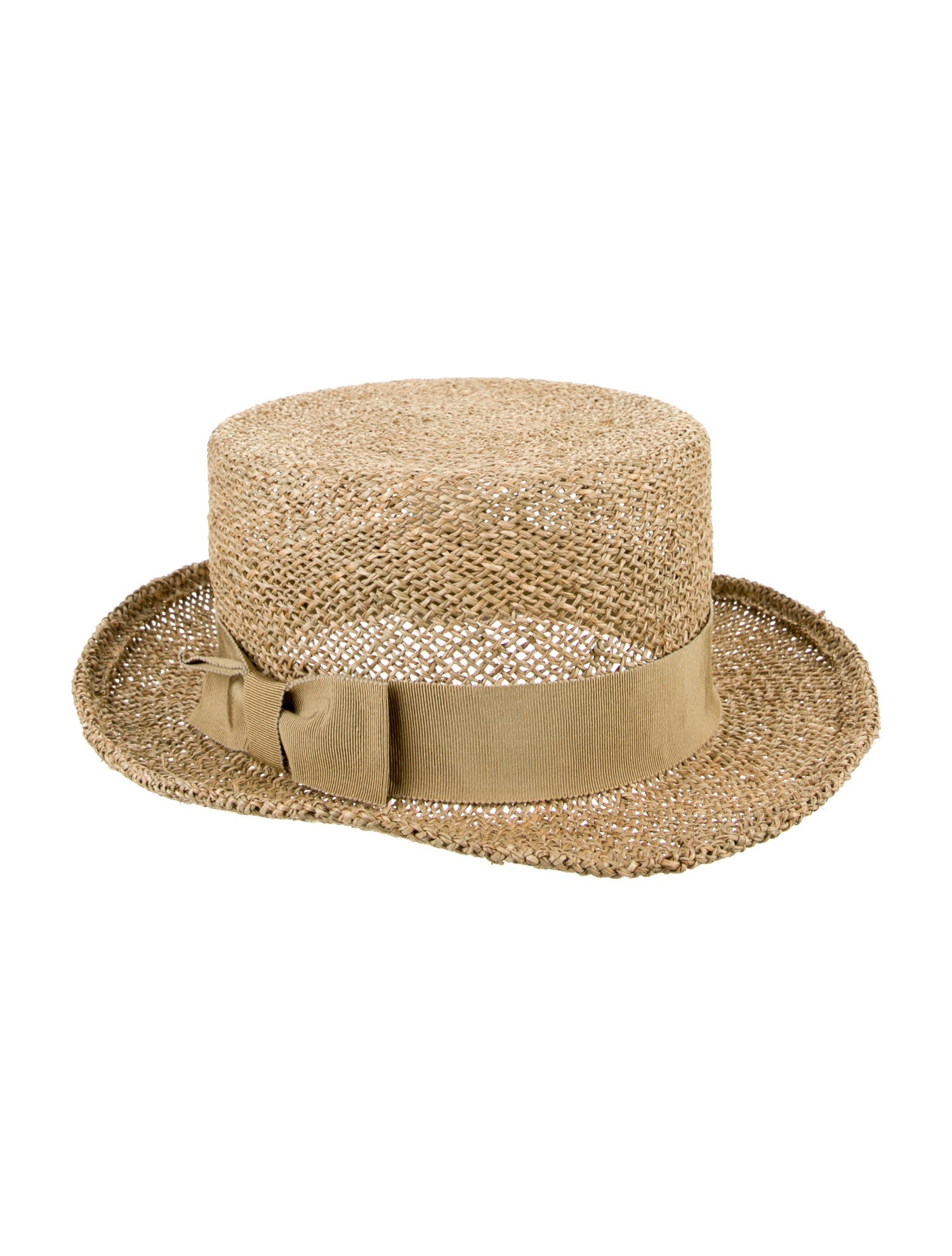 Giorgio Armani Straw Fedora Hat