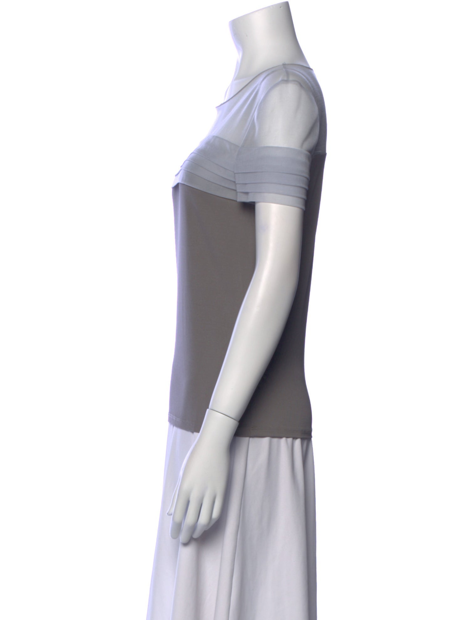 Giorgio Armani Scoop Neck Short Sleeve Top