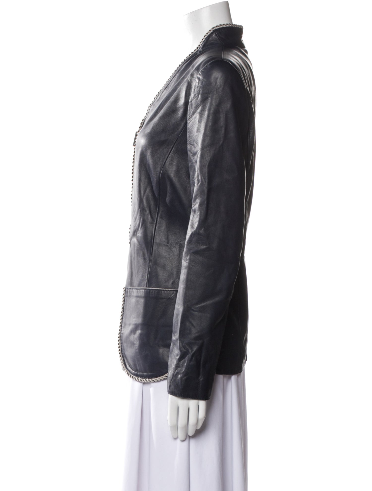 Giorgio Armani Leather Blazer