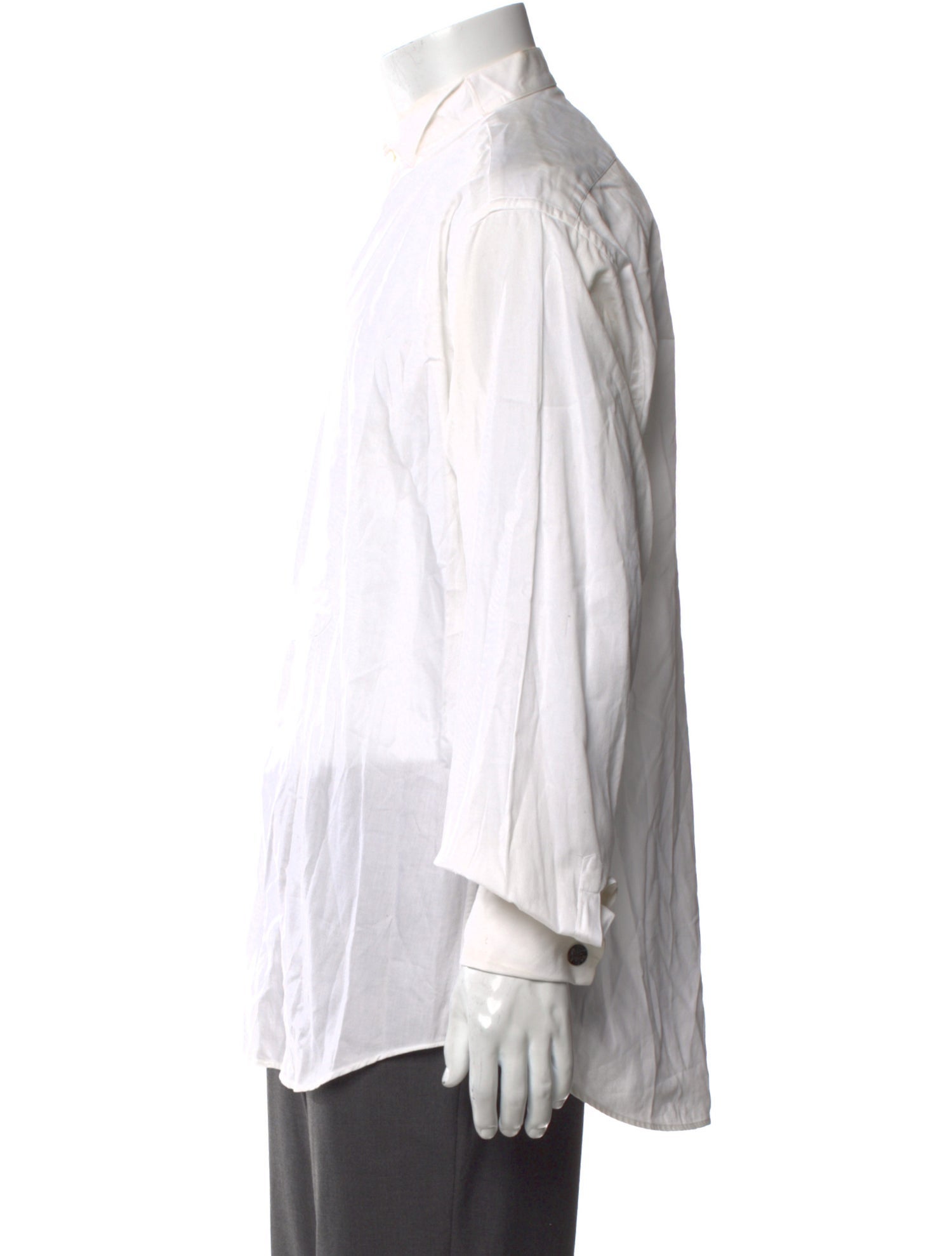 Giorgio Armani Striped Long Sleeve Dress Shirt