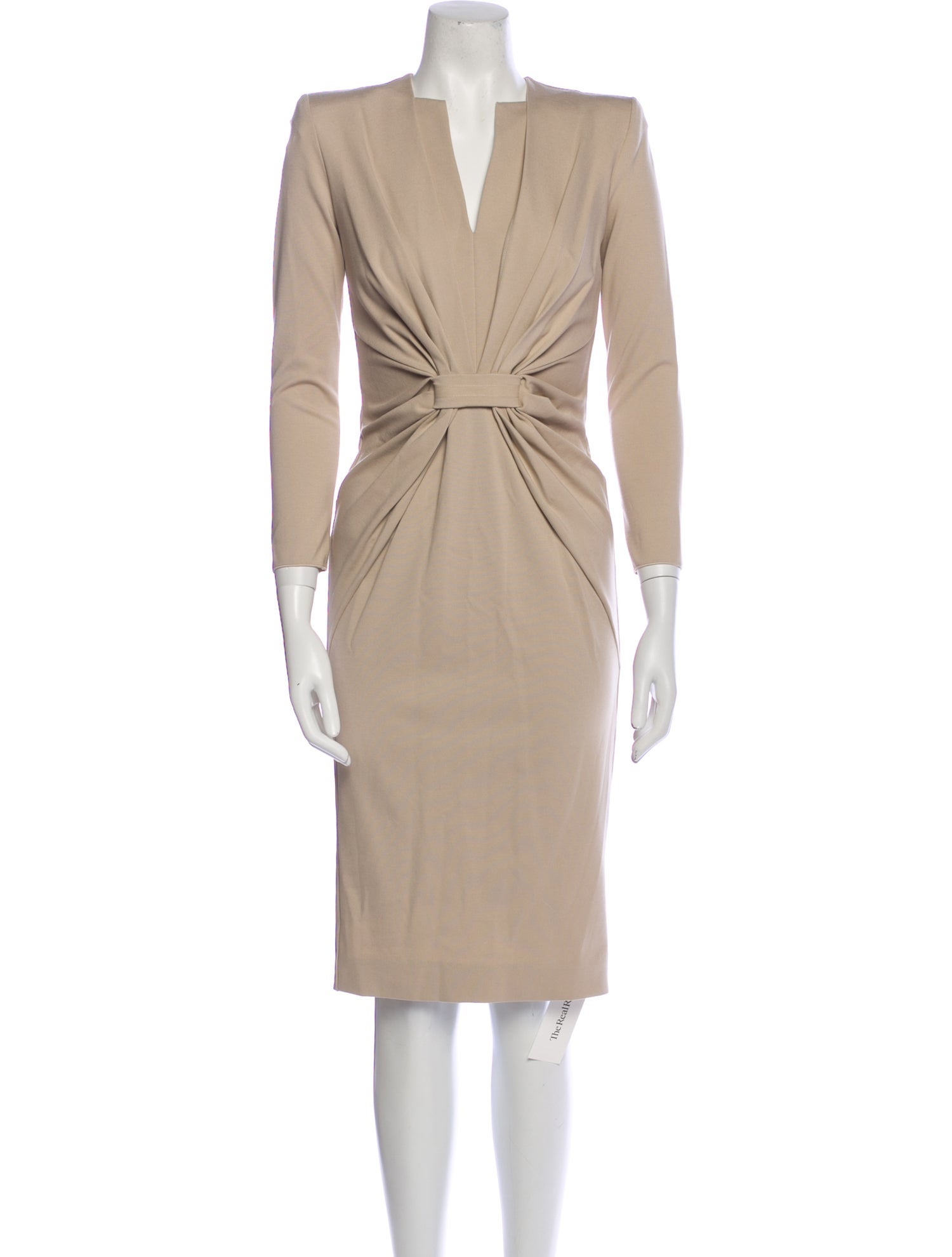 Giorgio Armani V-Neck Midi Length Dress w/ Tags