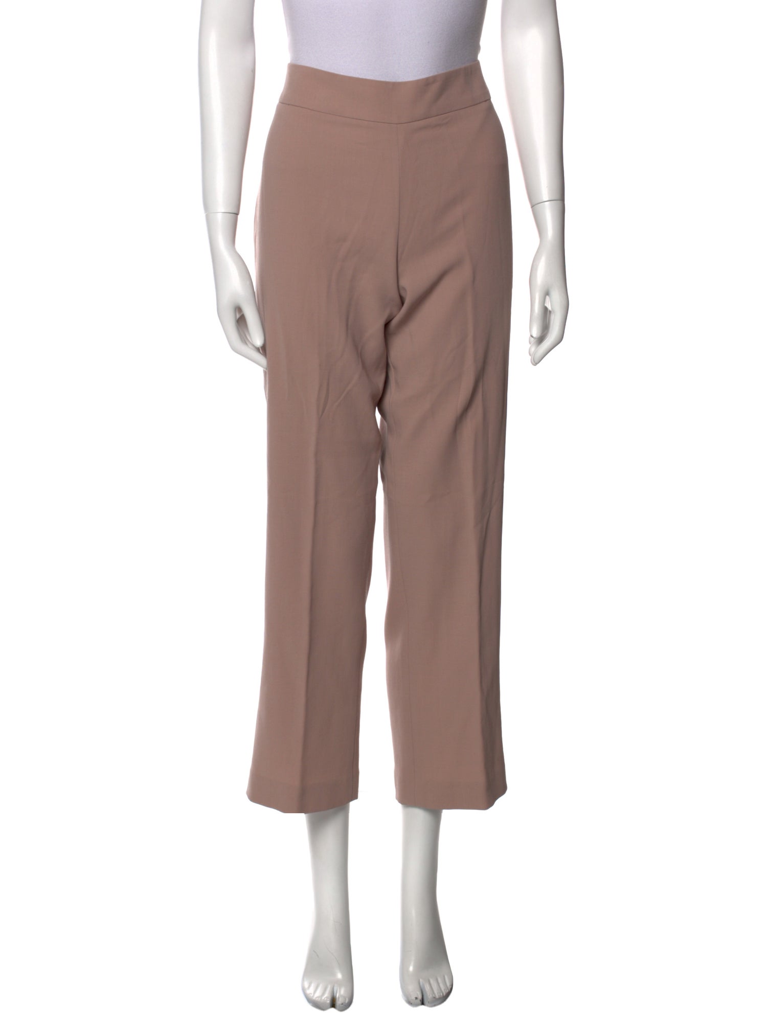 Giorgio Armani Virgin Wool Straight Leg Pants