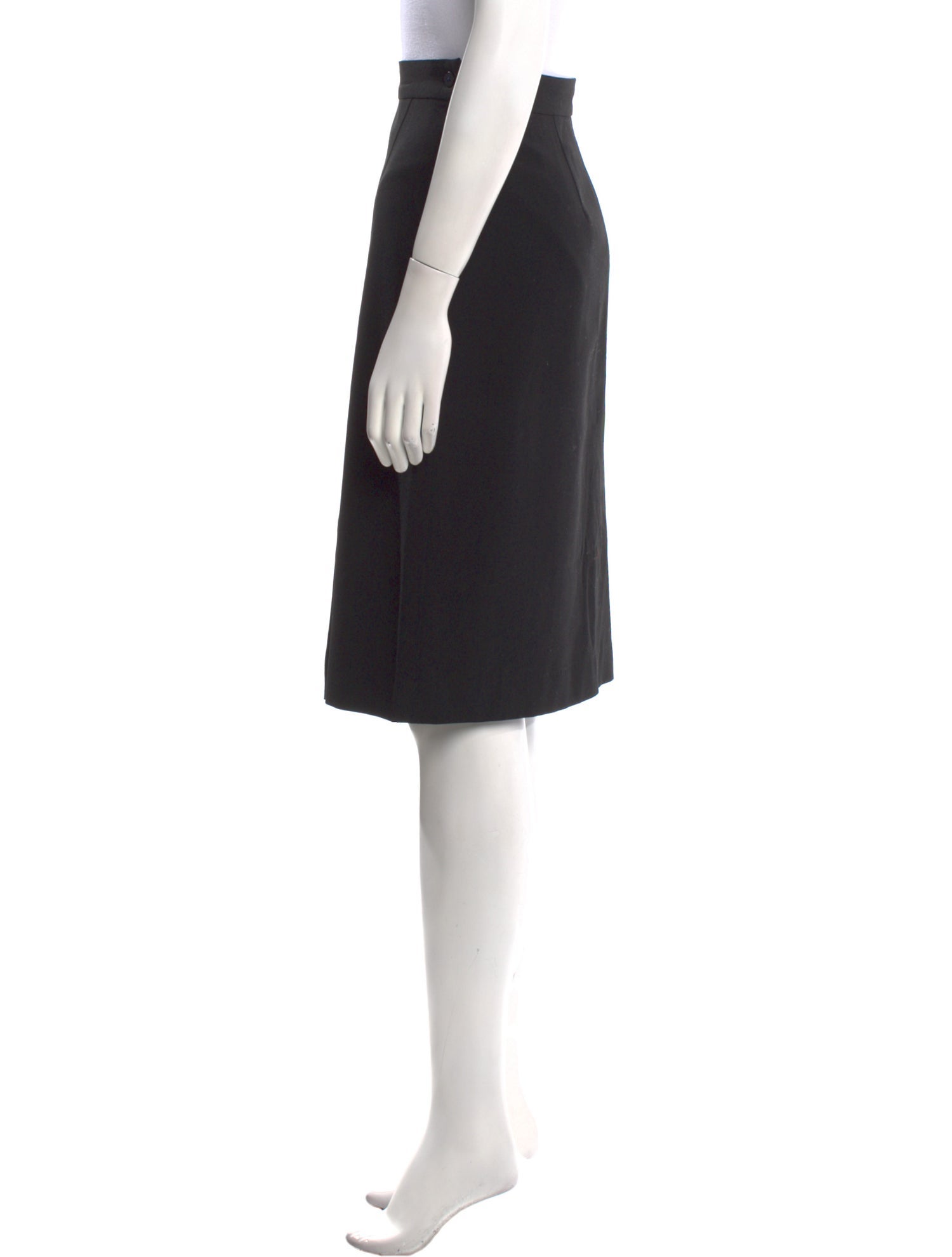 Giorgio Armani Ruffle Embellishment Knee-Length Skirt