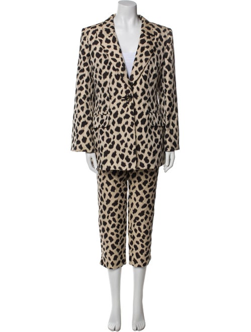 Giorgio Armani Animal Print Pant Set