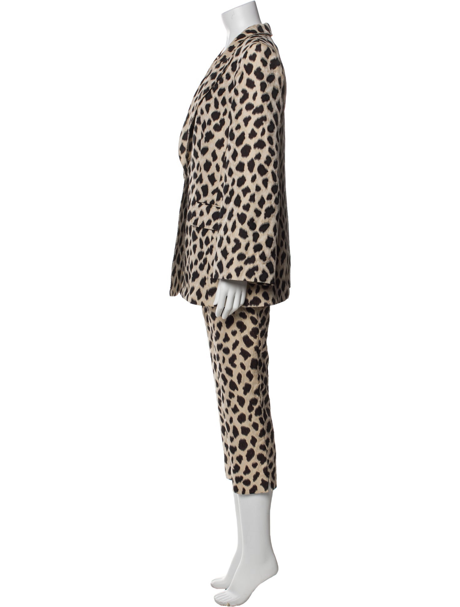 Giorgio Armani Animal Print Pant Set