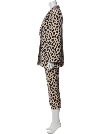 Giorgio Armani Animal Print Pant Set