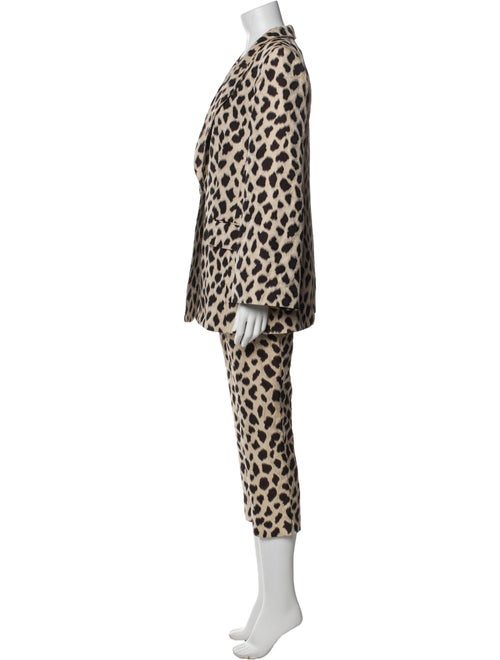 Giorgio Armani Animal Print Pant Set