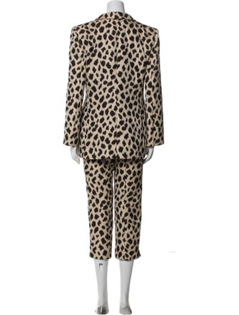 Giorgio Armani Animal Print Pant Set