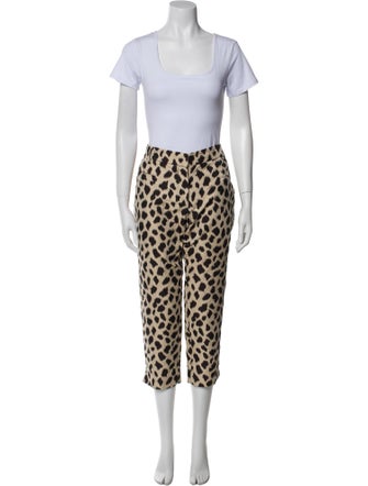 Giorgio Armani Animal Print Pant Set
