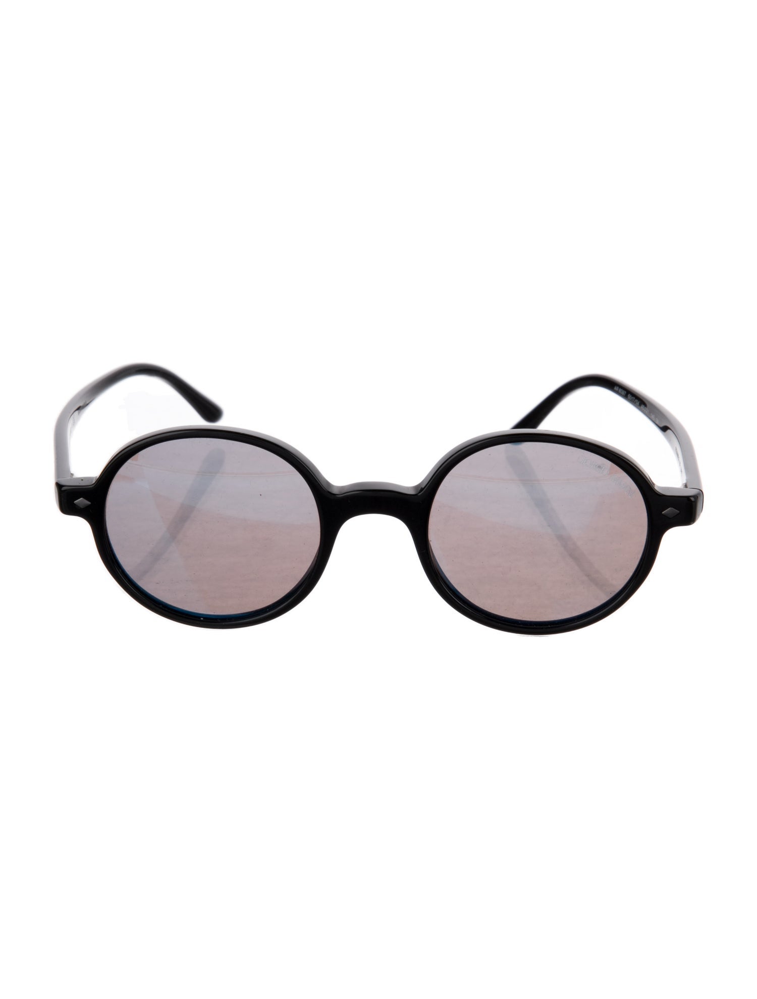 Giorgio Armani Round Mirrored Sunglasses