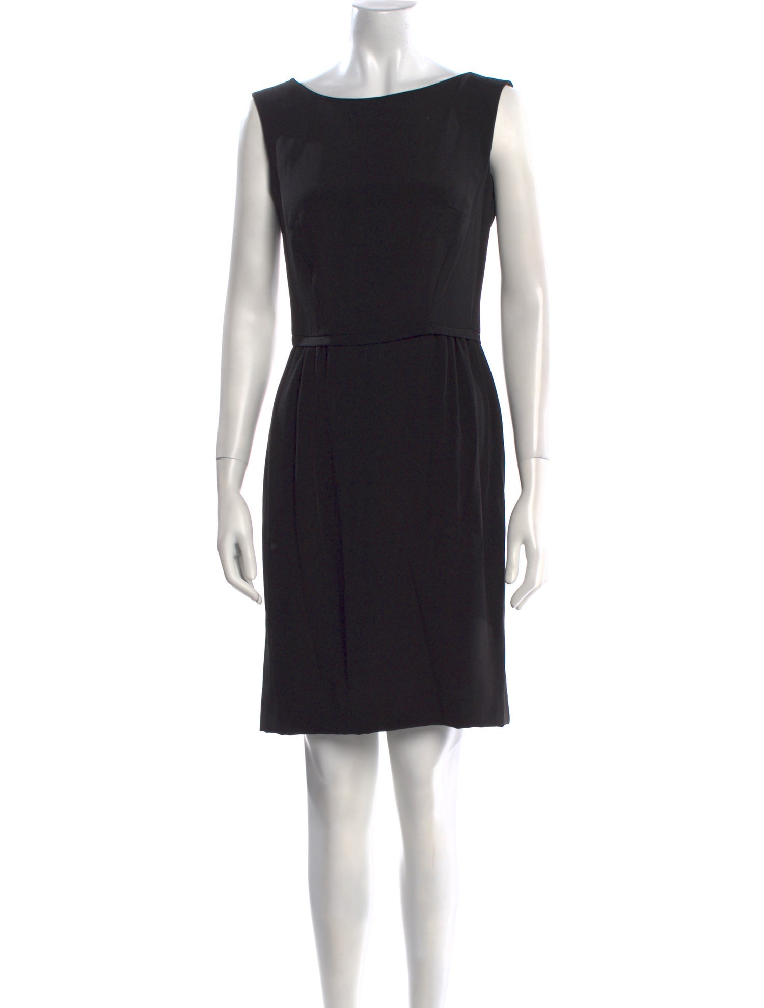 Giorgio Armani Bateau Neckline Knee-Length Dress
