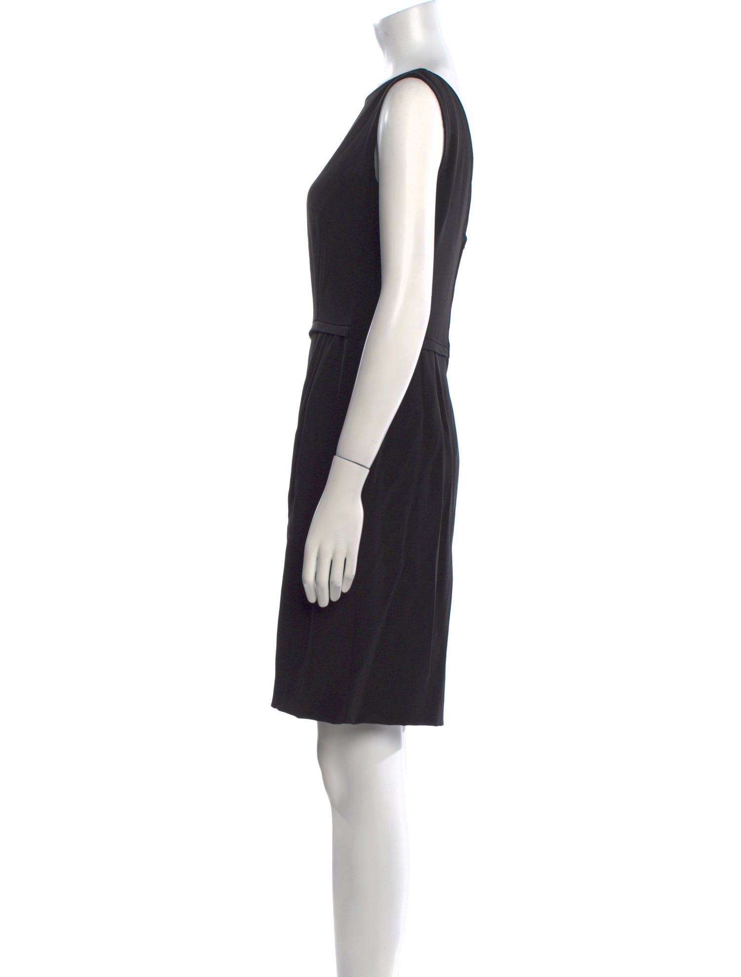 Giorgio Armani Bateau Neckline Knee-Length Dress