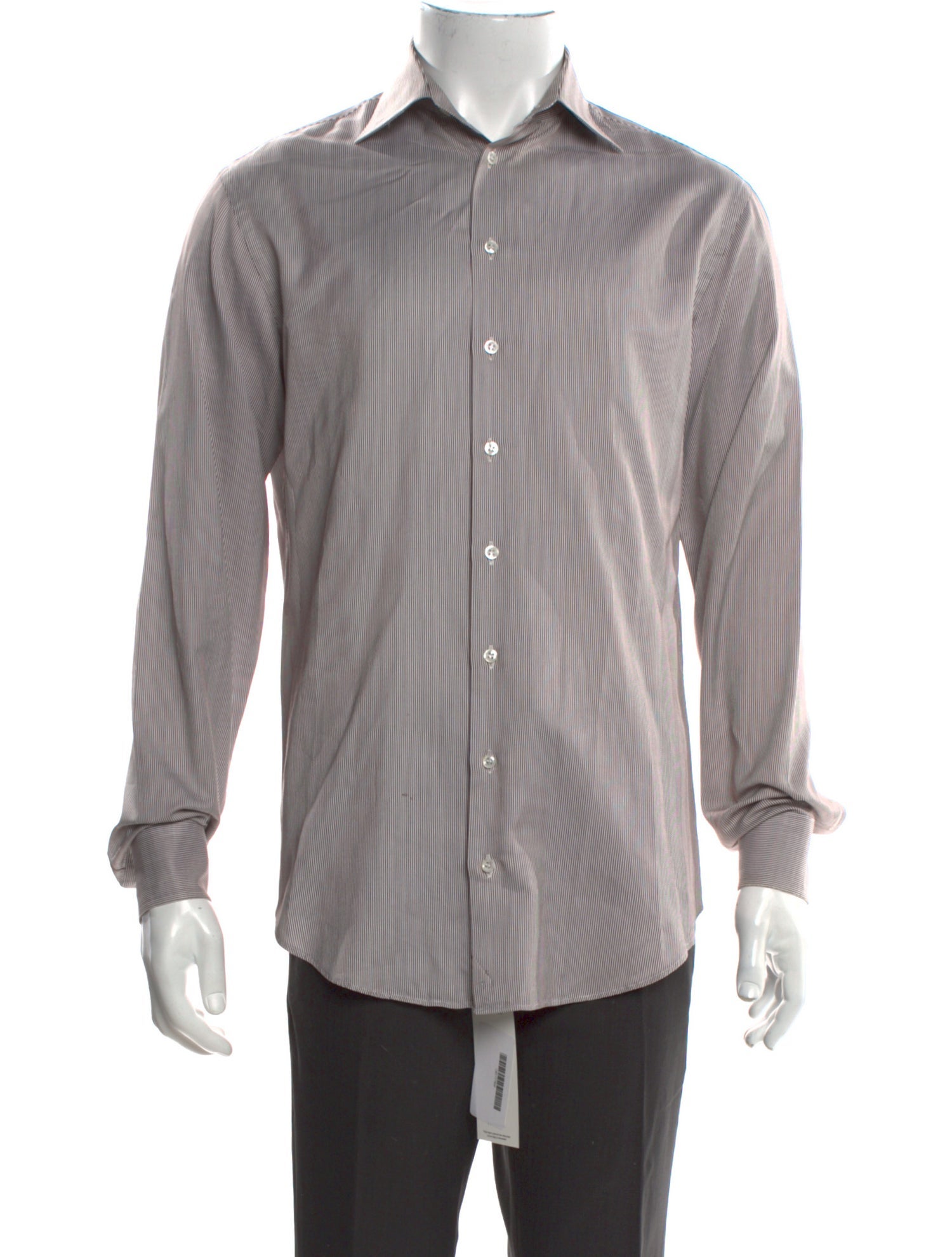 Giorgio Armani Striped Long Sleeve Shirt