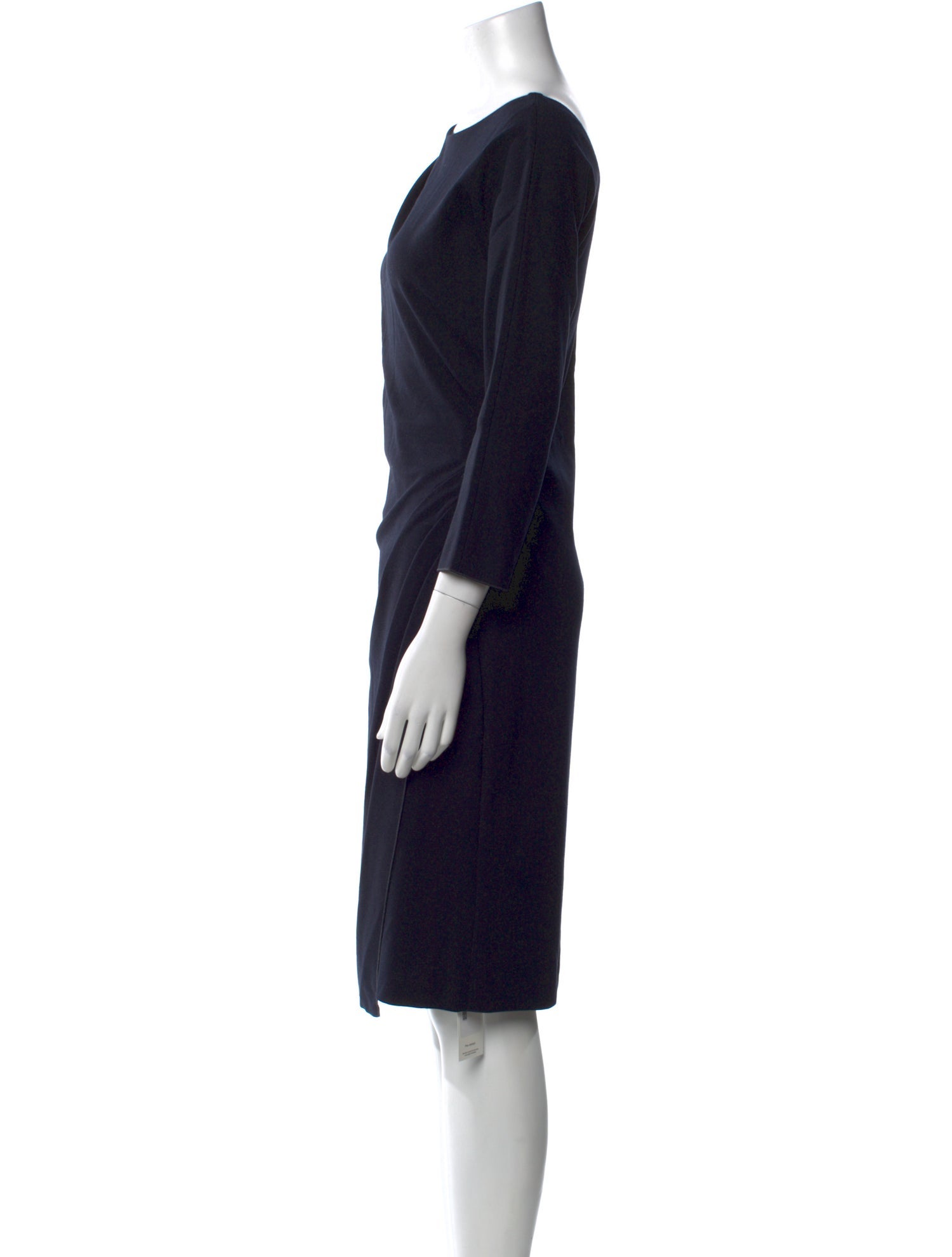 Giorgio Armani Bateau Neckline Knee-Length Dress