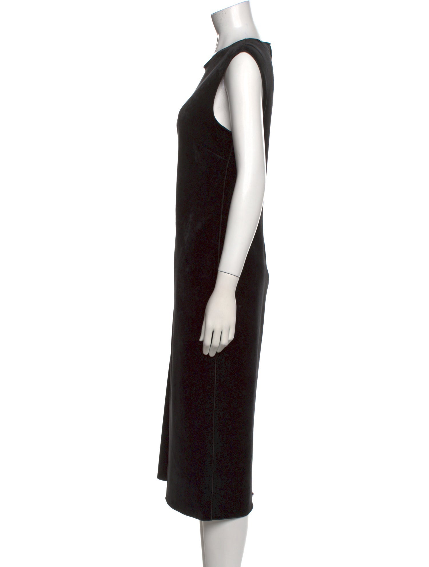 Giorgio Armani Virgin Wool Midi Length Dress
