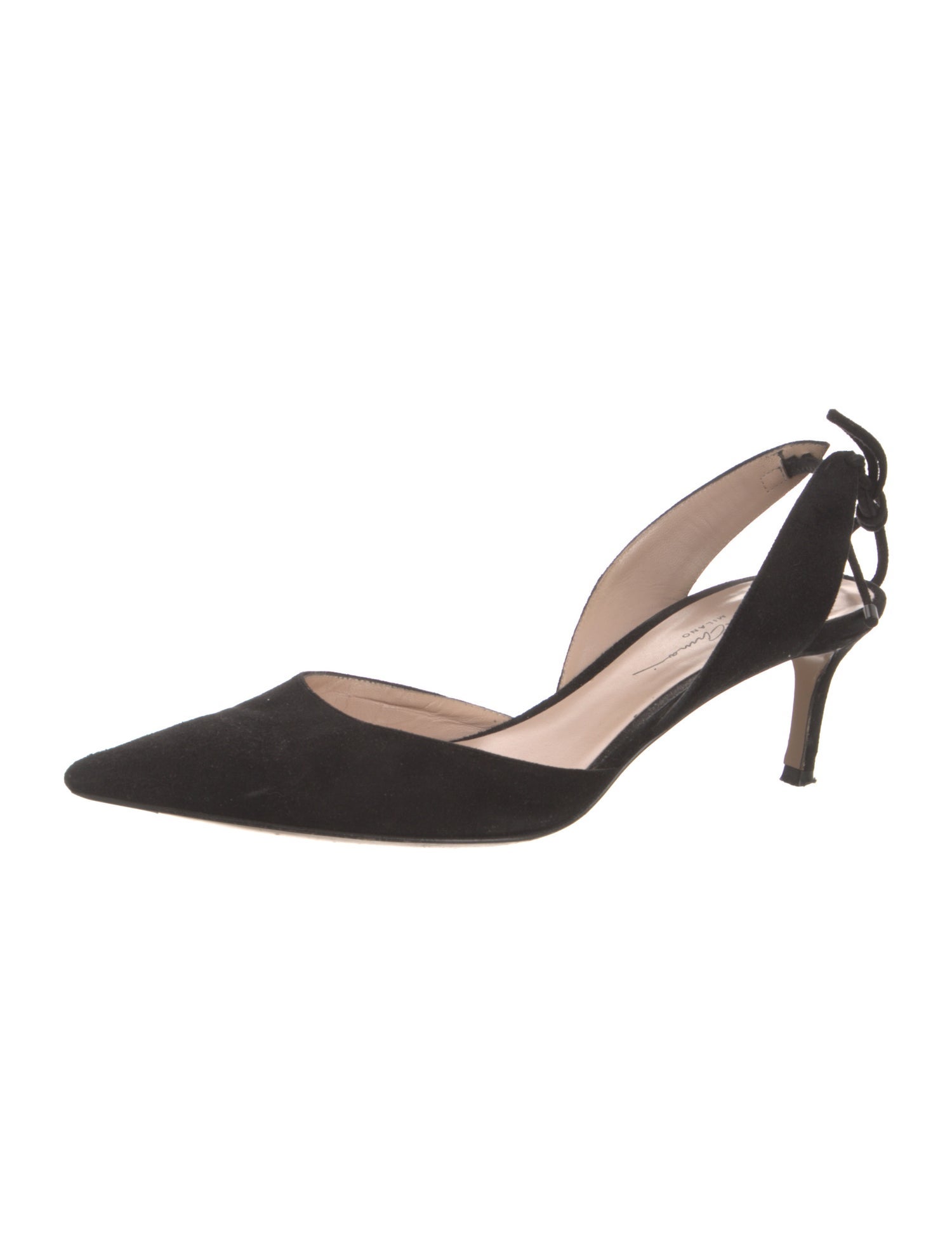 Giorgio Armani Suede Slingback Pumps