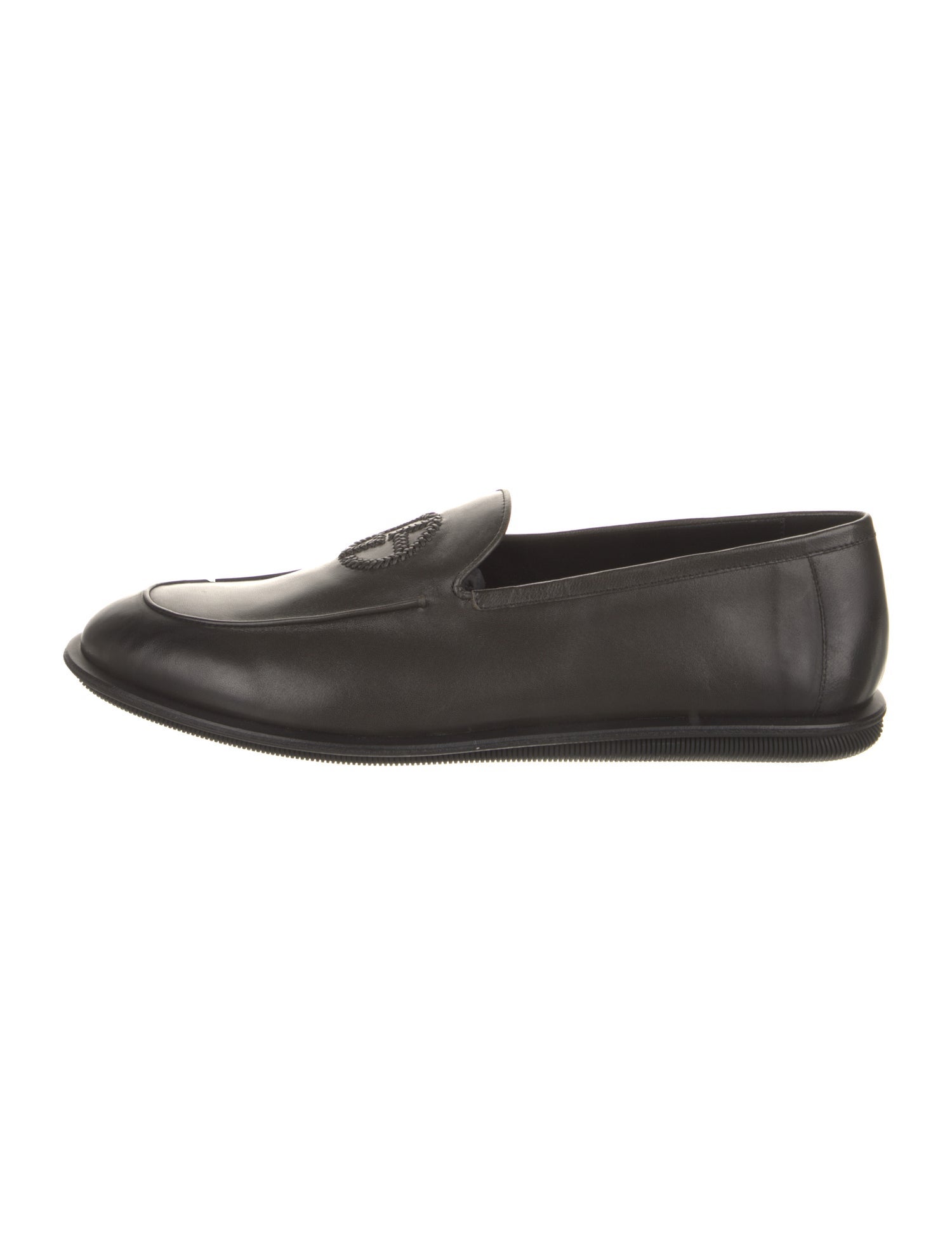 Giorgio Armani Leather Monk Straps