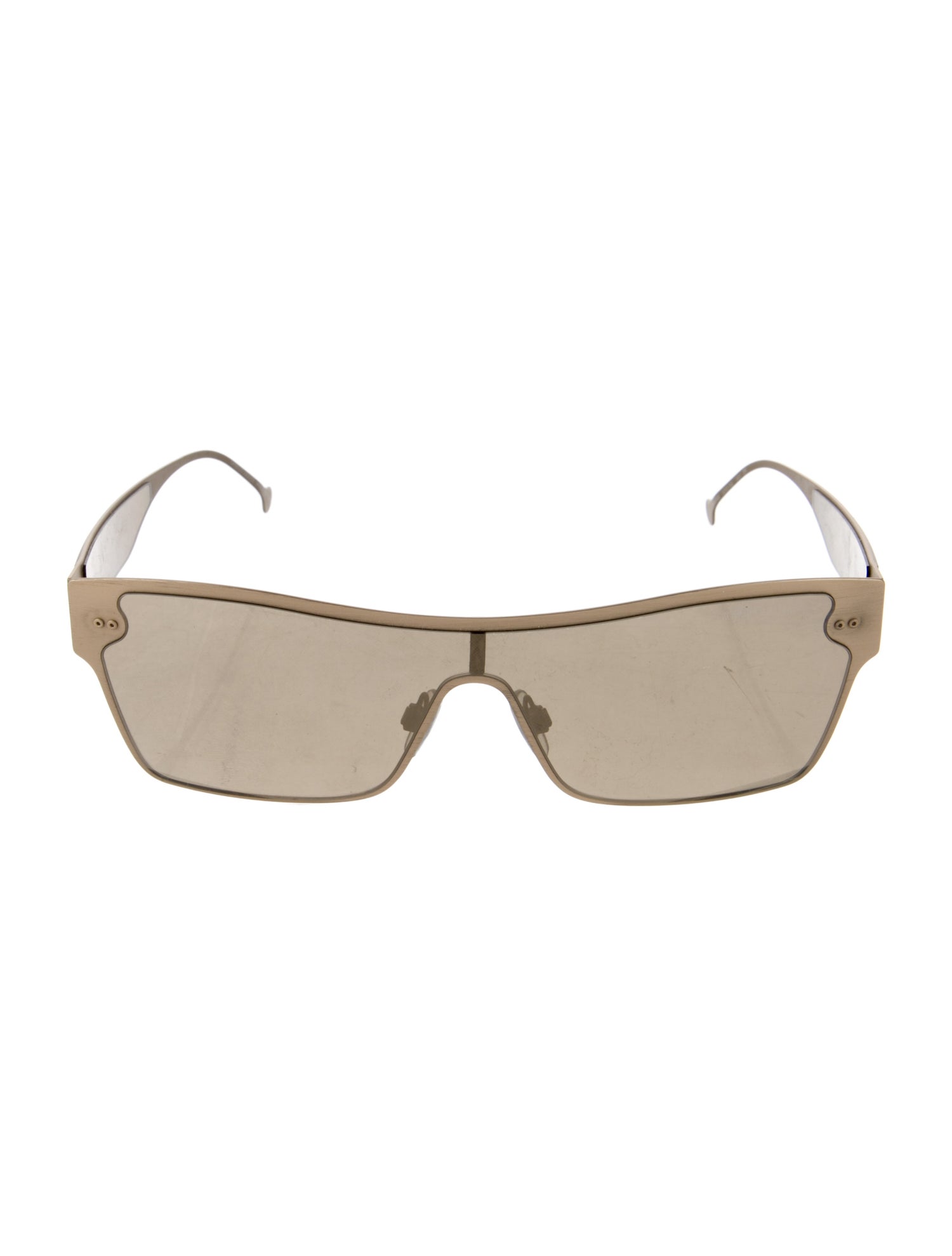 Giorgio Armani Shield Mirrored Sunglasses