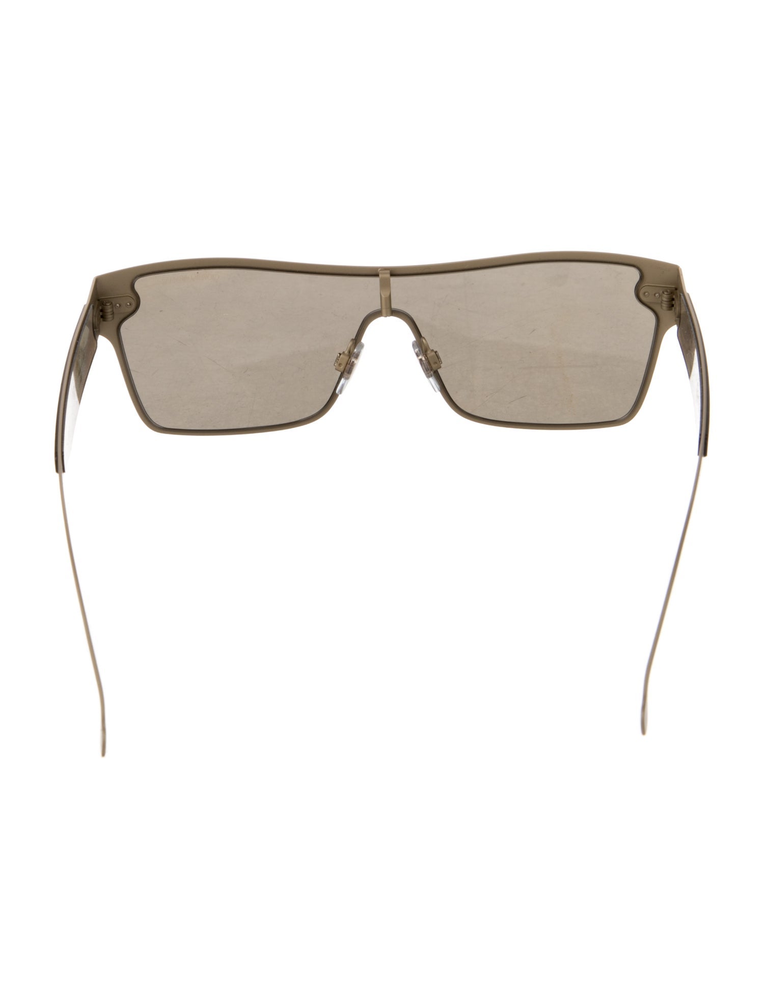 Giorgio Armani Shield Mirrored Sunglasses