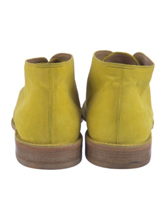 Giorgio Armani Suede Lace-Up Boots